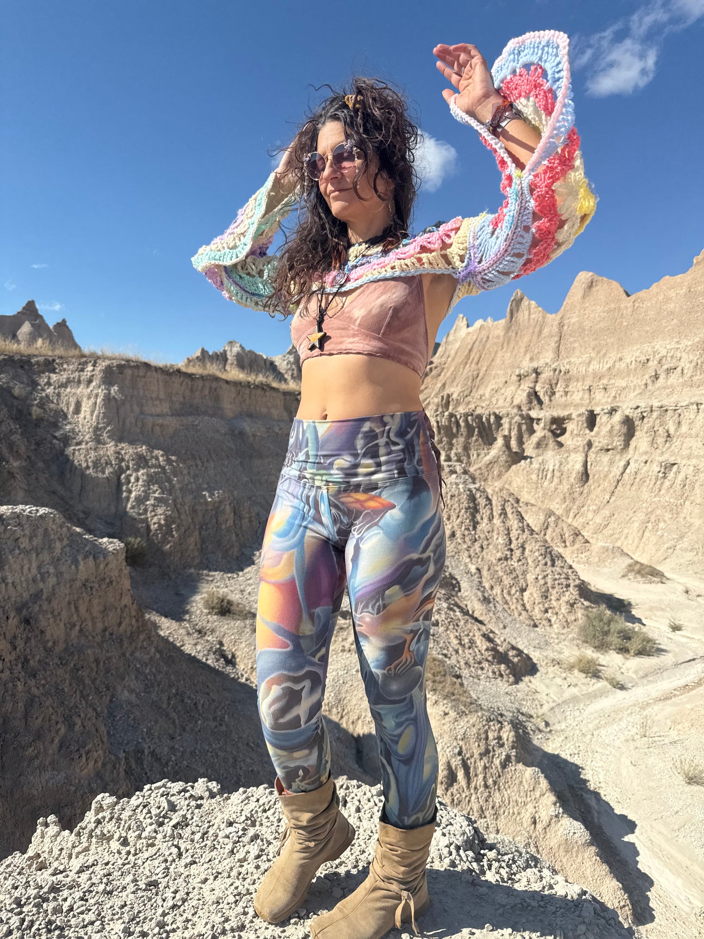 Flower of Life cropped shrug