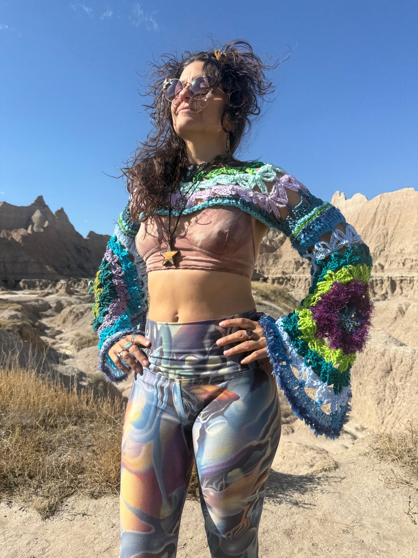 Flower of Life cropped shrug
