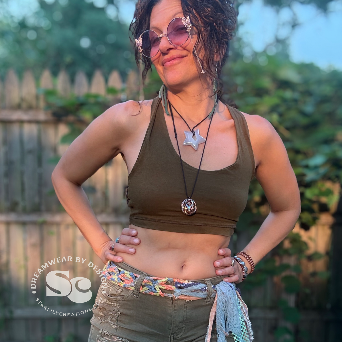 Flower of Life Pixie Skirt and Headband | Crochet Pattern