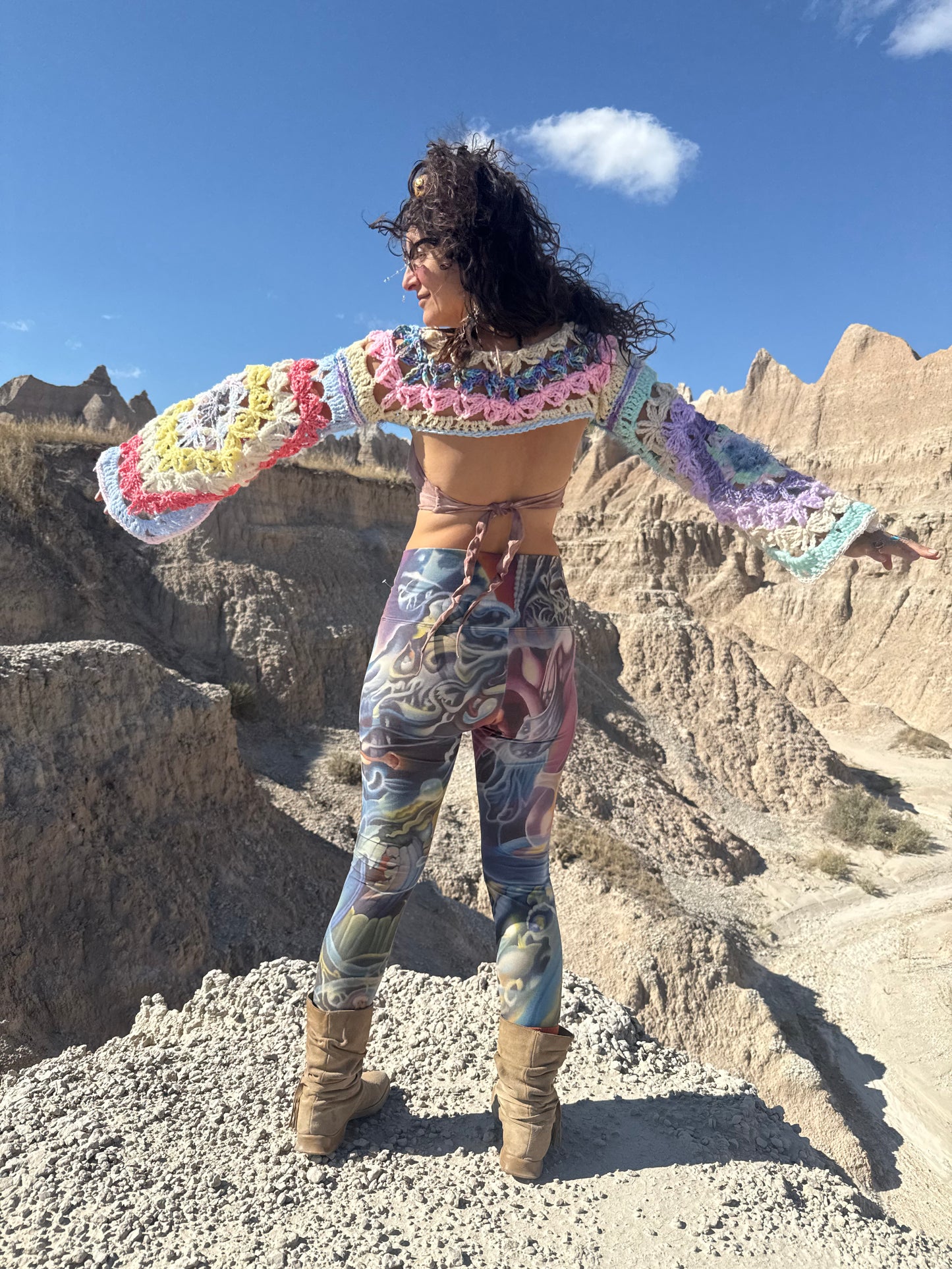 Flower of Life cropped shrug