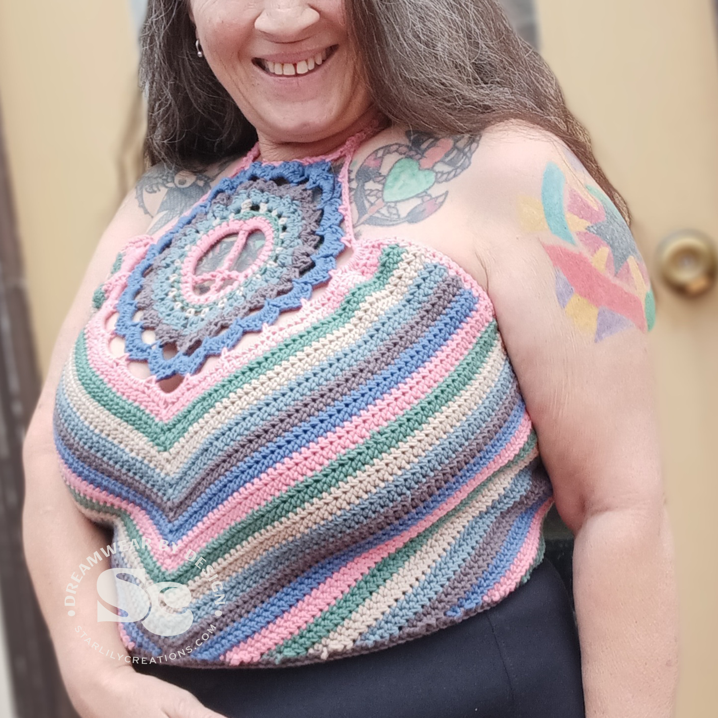 Peacekeeper Crop Top | CROCHET PATTERN