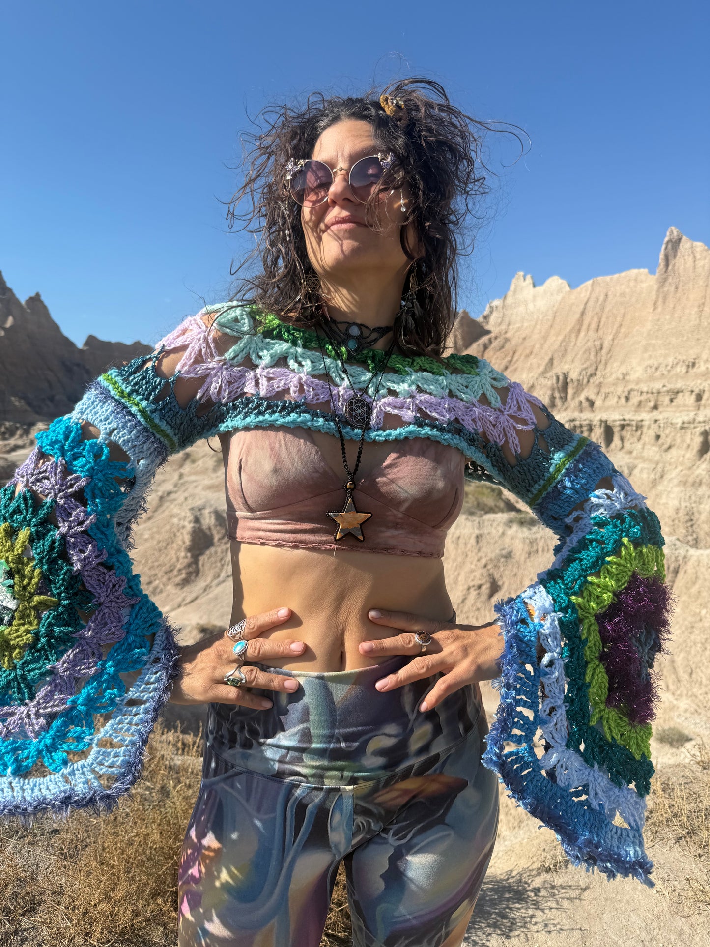 Flower of Life cropped shrug