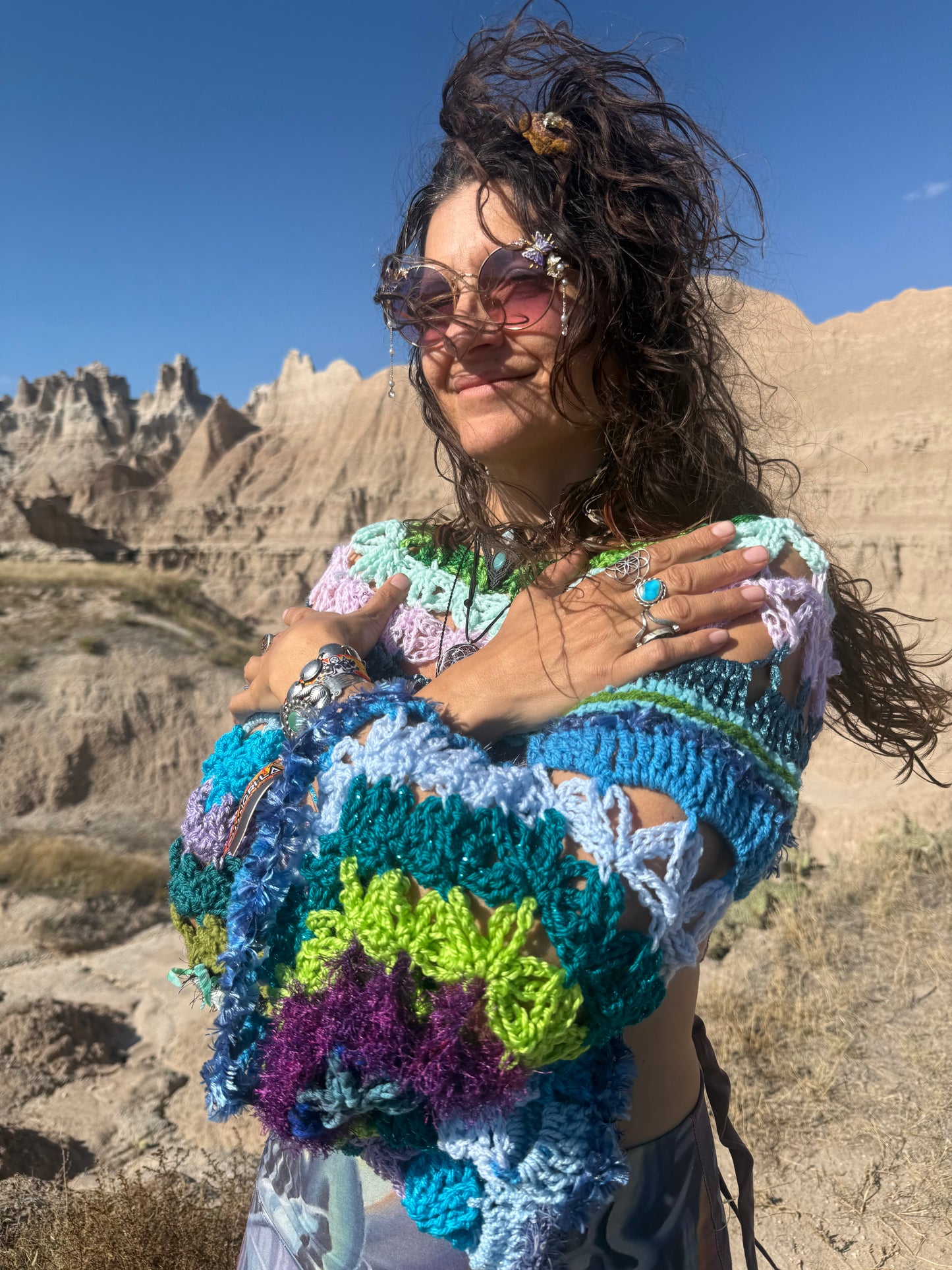 Flower of Life cropped shrug