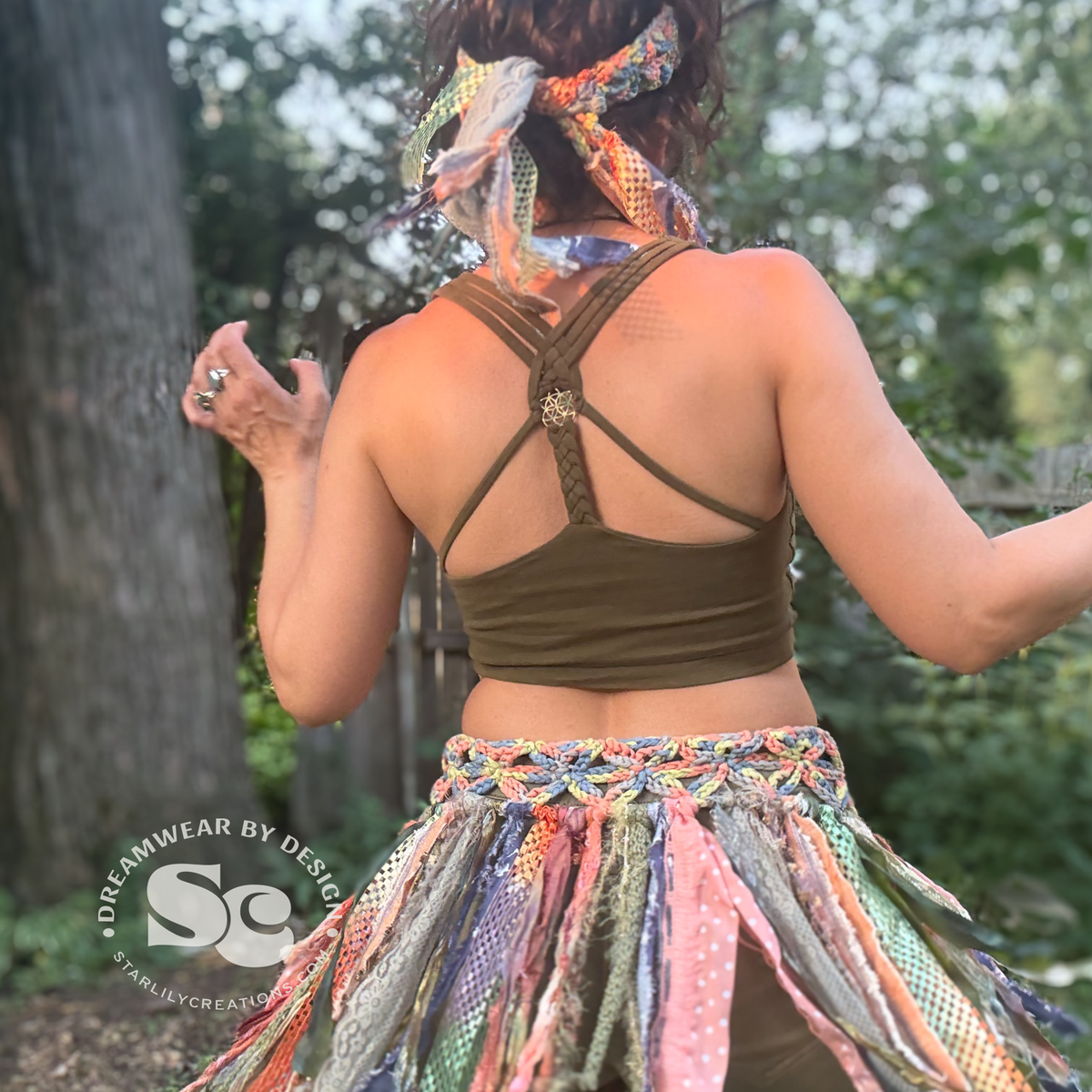 Flower of Life Pixie Skirt and Headband | Crochet Pattern