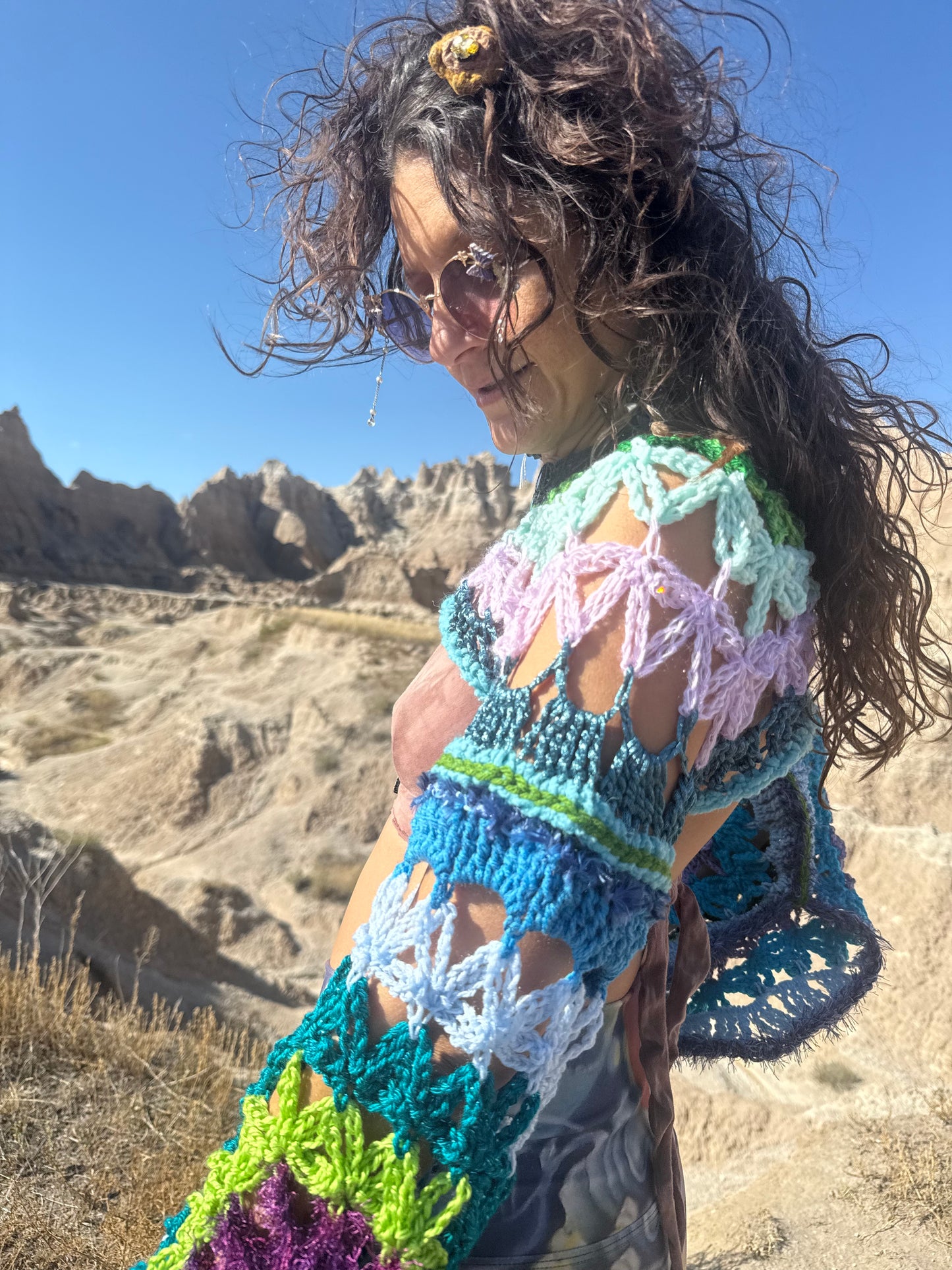 Flower of Life cropped shrug