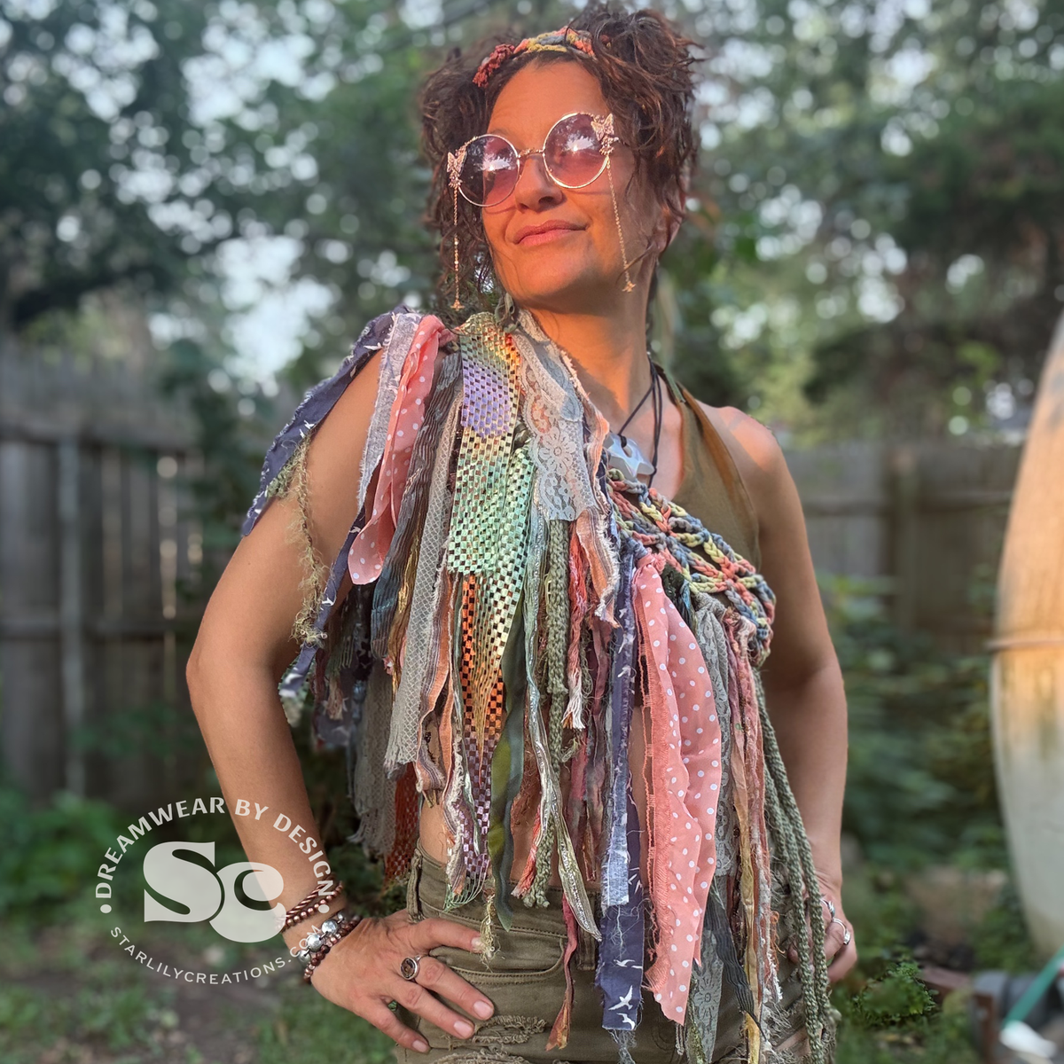Flower of Life Pixie Skirt and Headband | Crochet Pattern