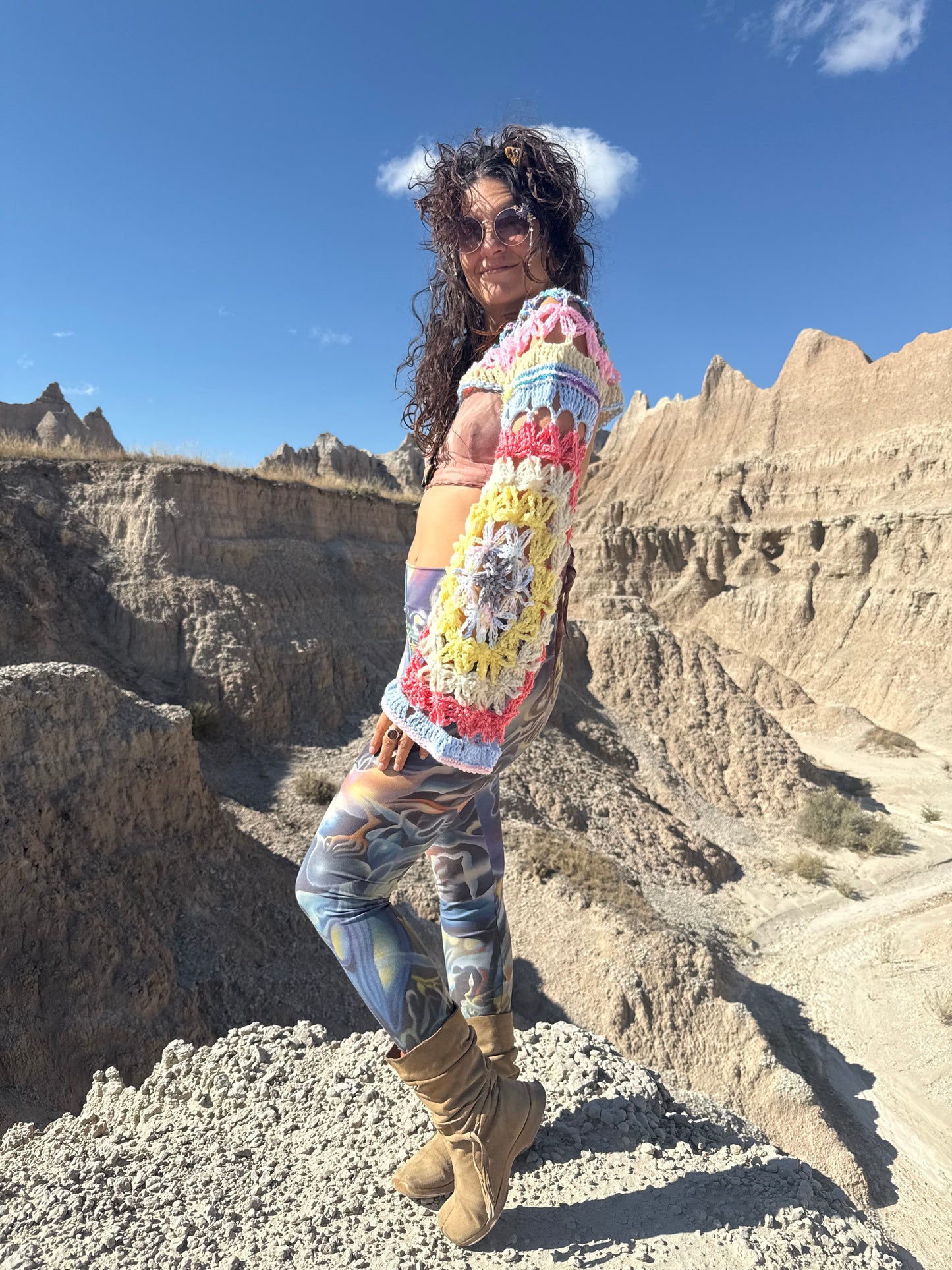 Flower of Life cropped shrug