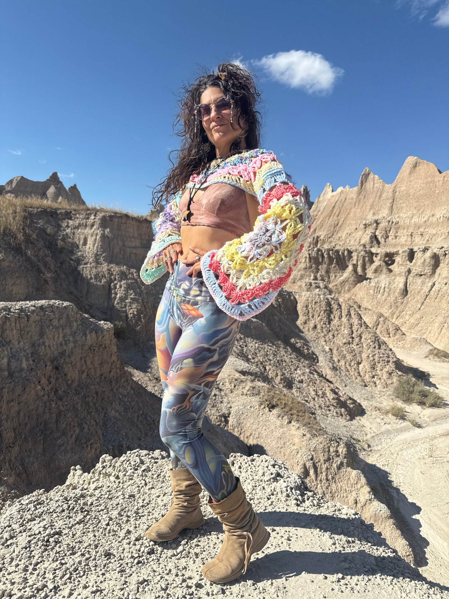 Flower of Life cropped shrug