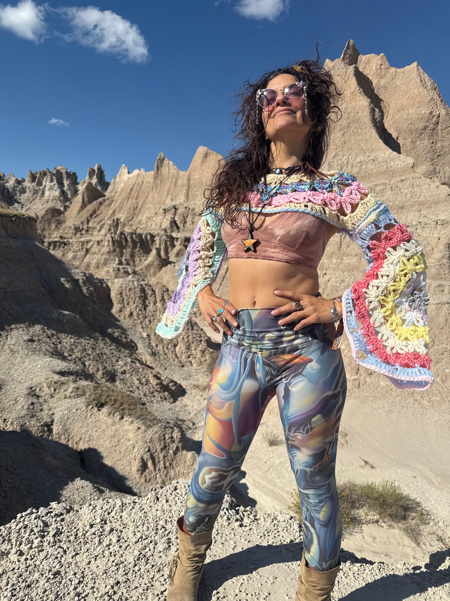 Flower of Life cropped shrug