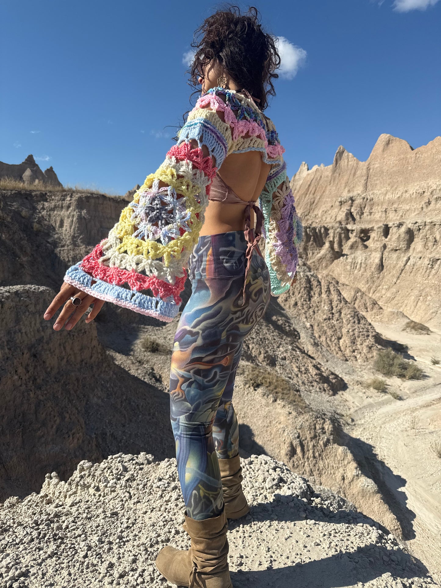 Flower of Life cropped shrug