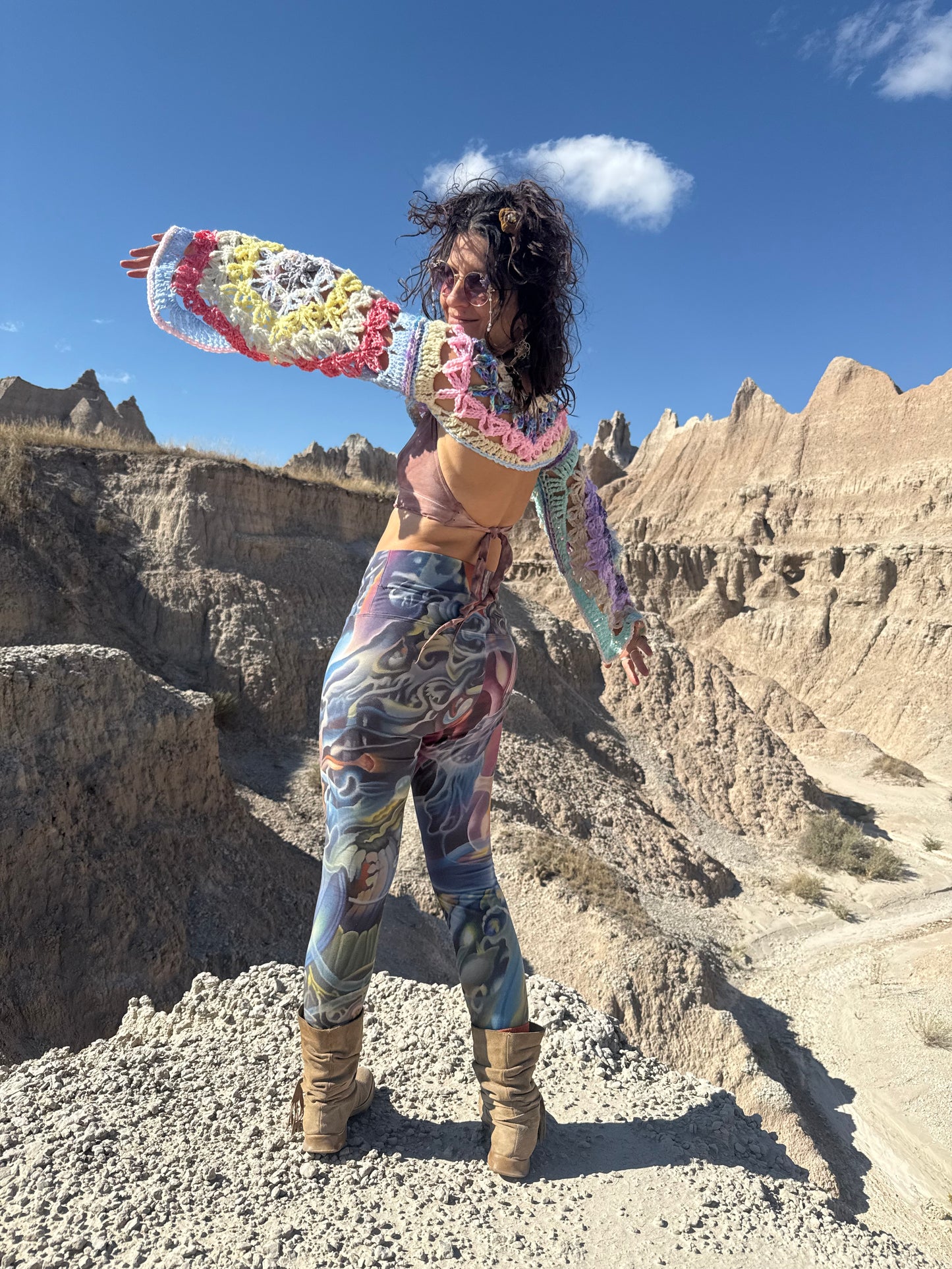 Flower of Life cropped shrug