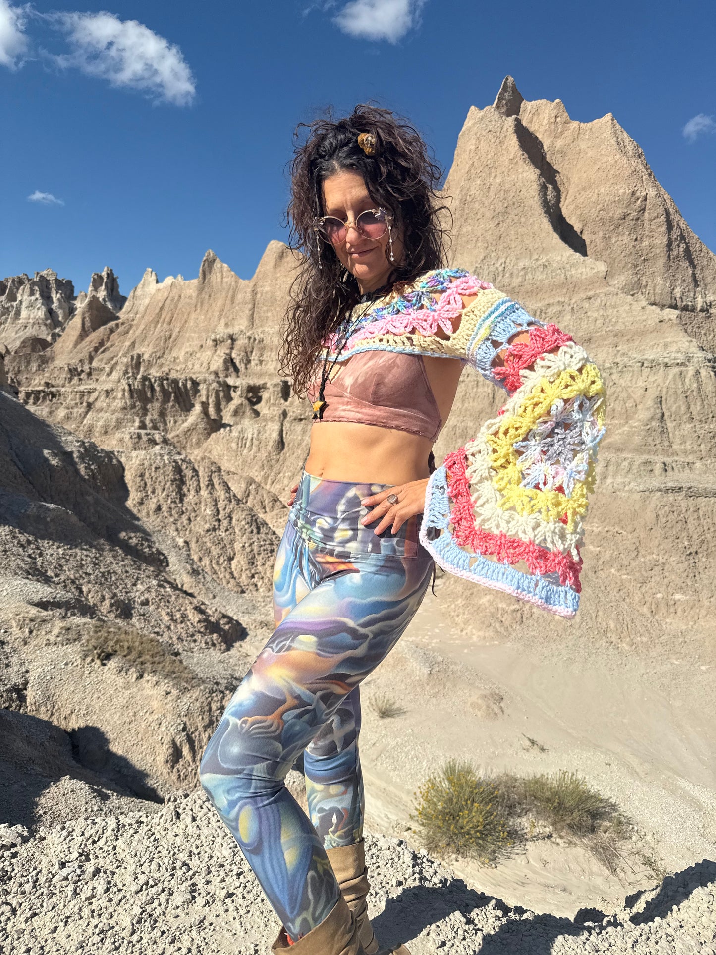 Flower of Life cropped shrug