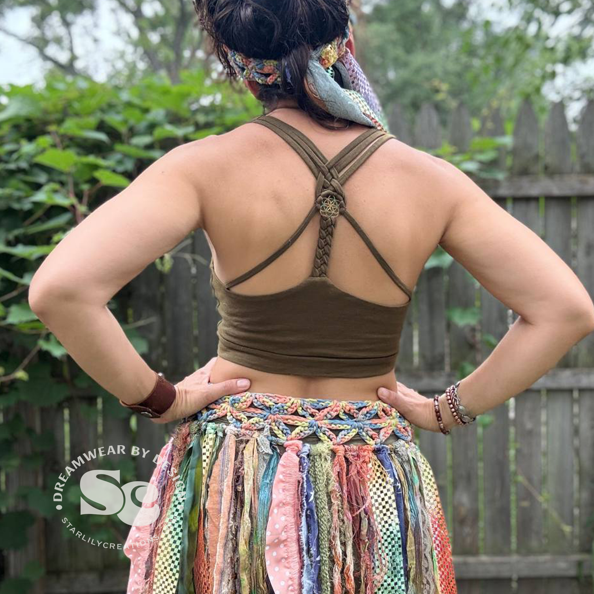 Flower of Life Pixie Skirt and Headband | Crochet Pattern