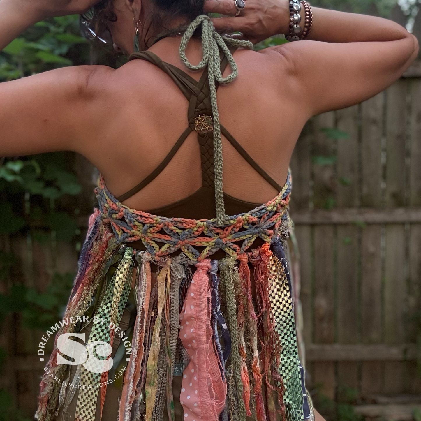 Flower of Life Pixie Skirt and Headband | Crochet Pattern