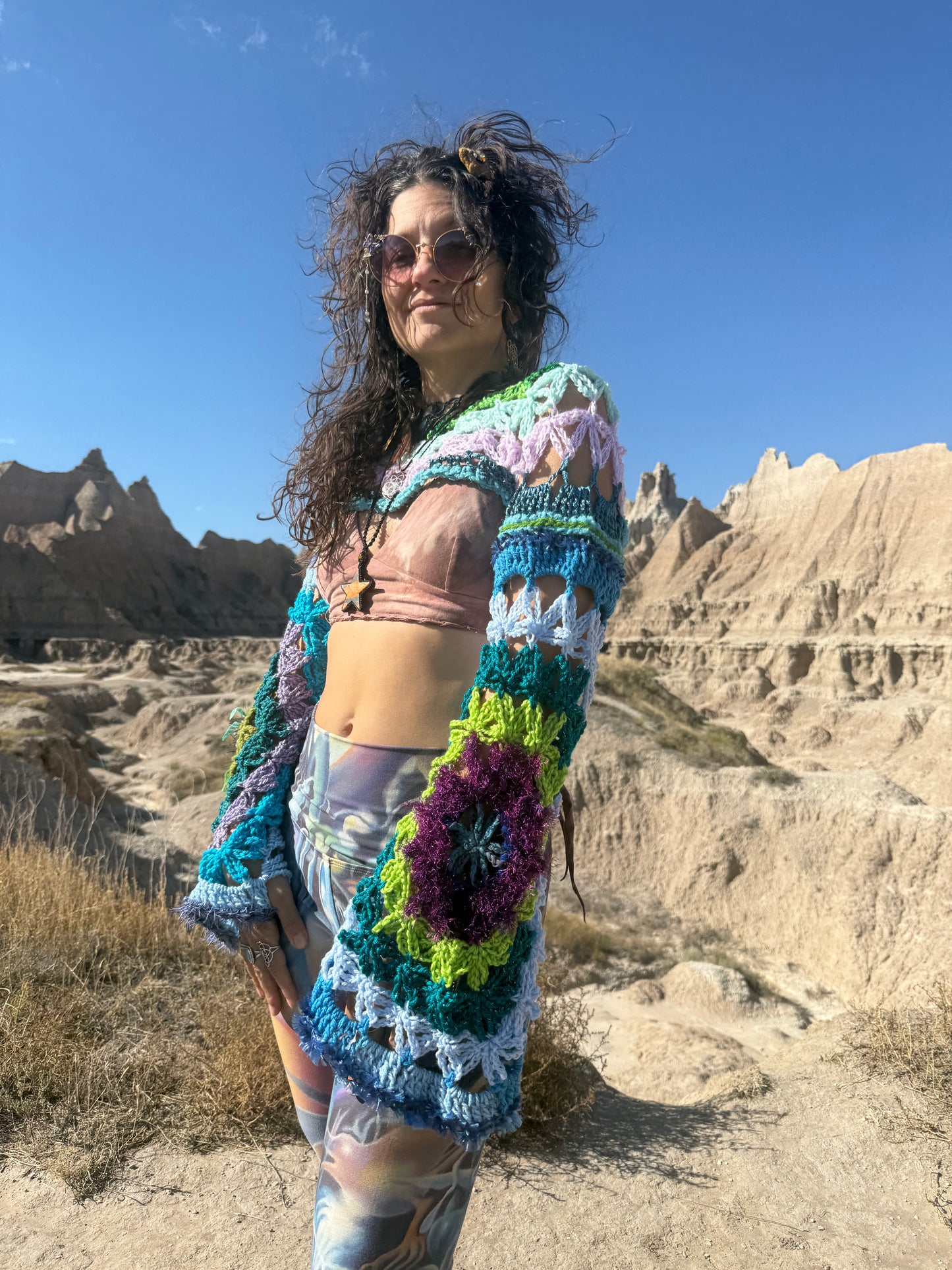 Flower of Life cropped shrug