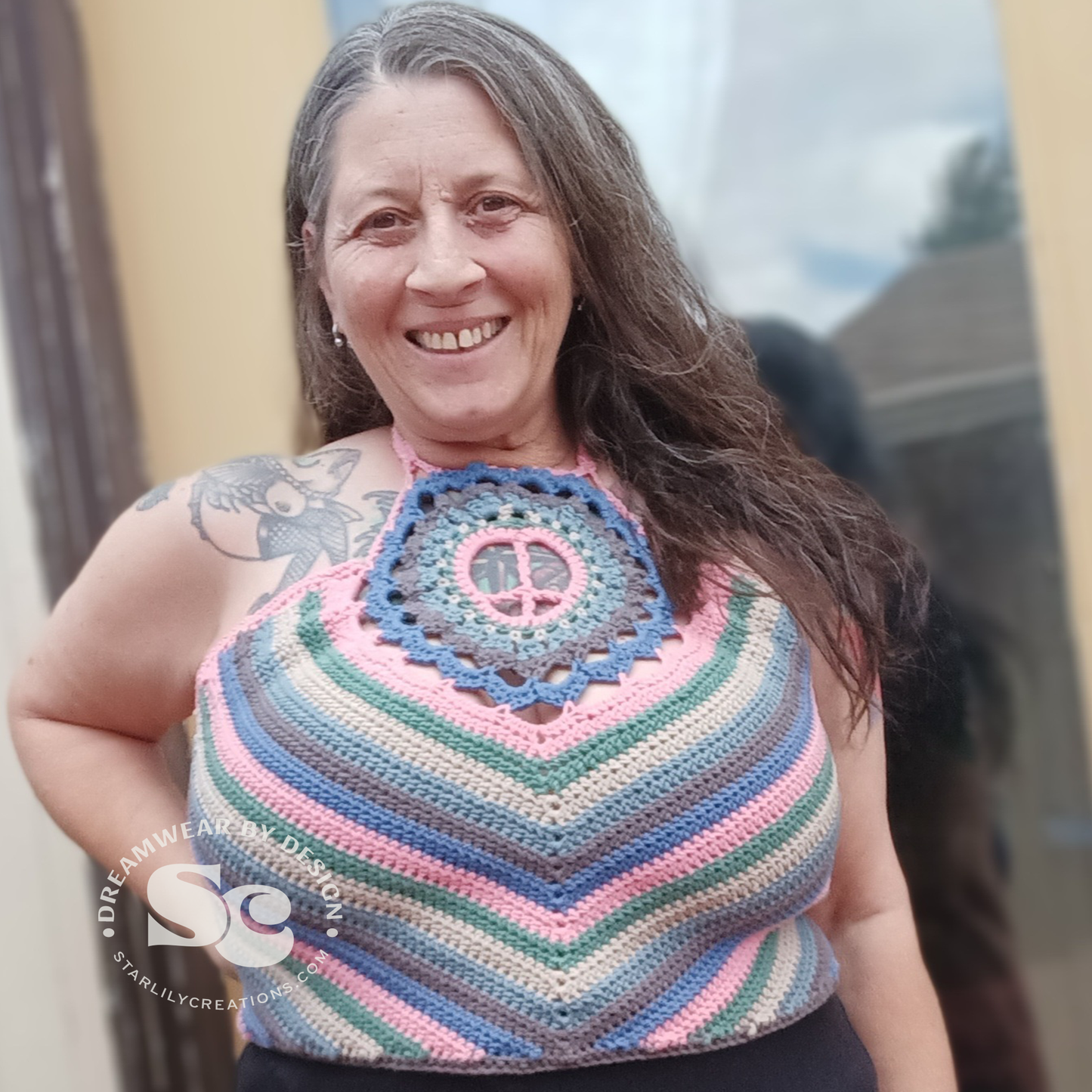 Peacekeeper Crop Top | CROCHET PATTERN