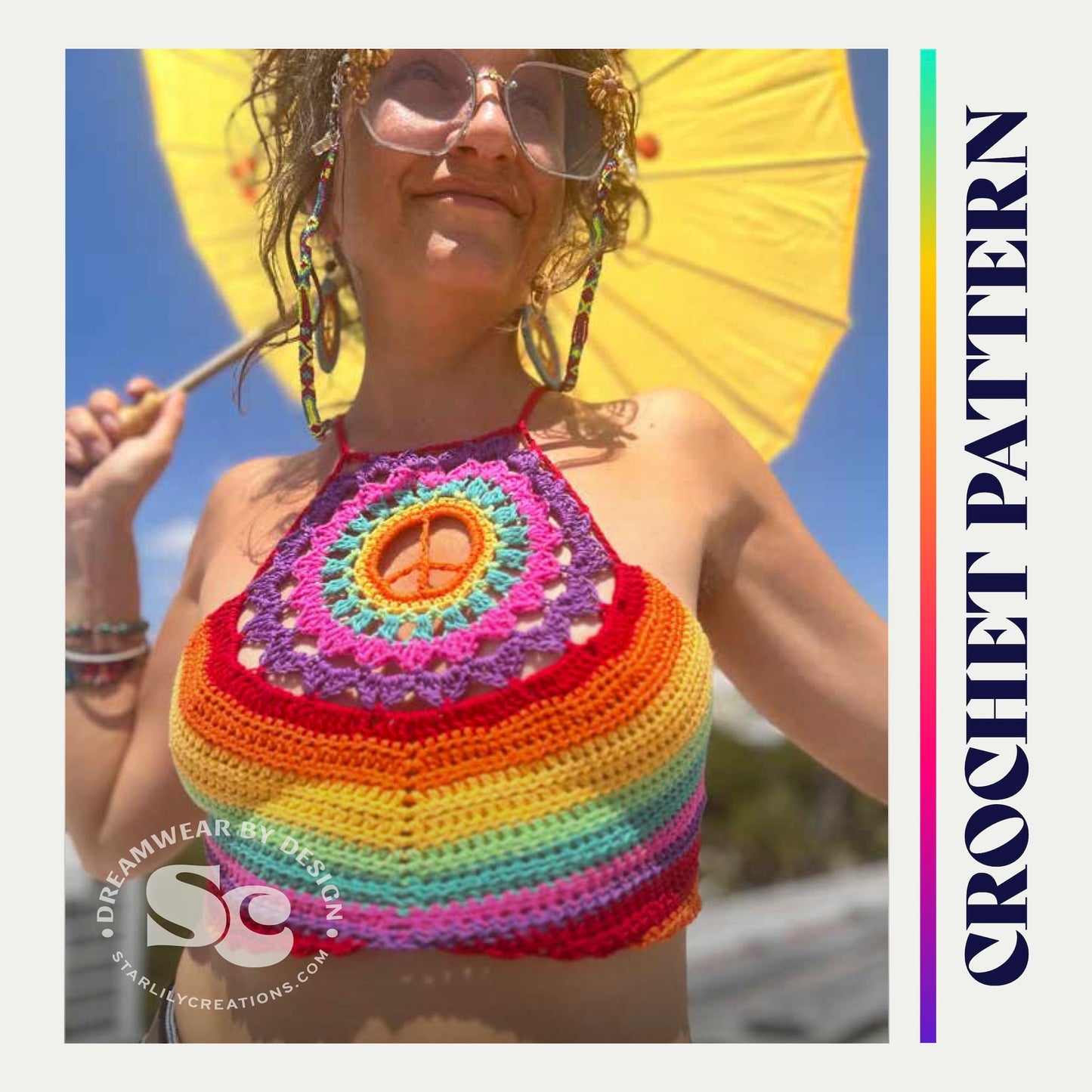 Peacekeeper Crop Top | CROCHET PATTERN