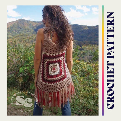 Funky Fringe Vest | CROCHET PATTERN