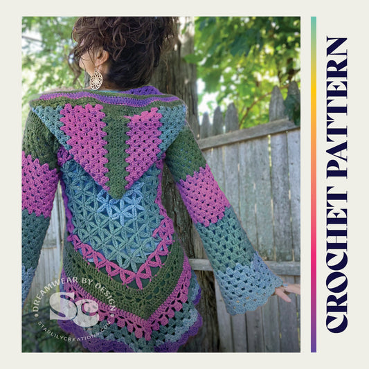 Flower of Life Vest Jacket | CROCHET PATTERN