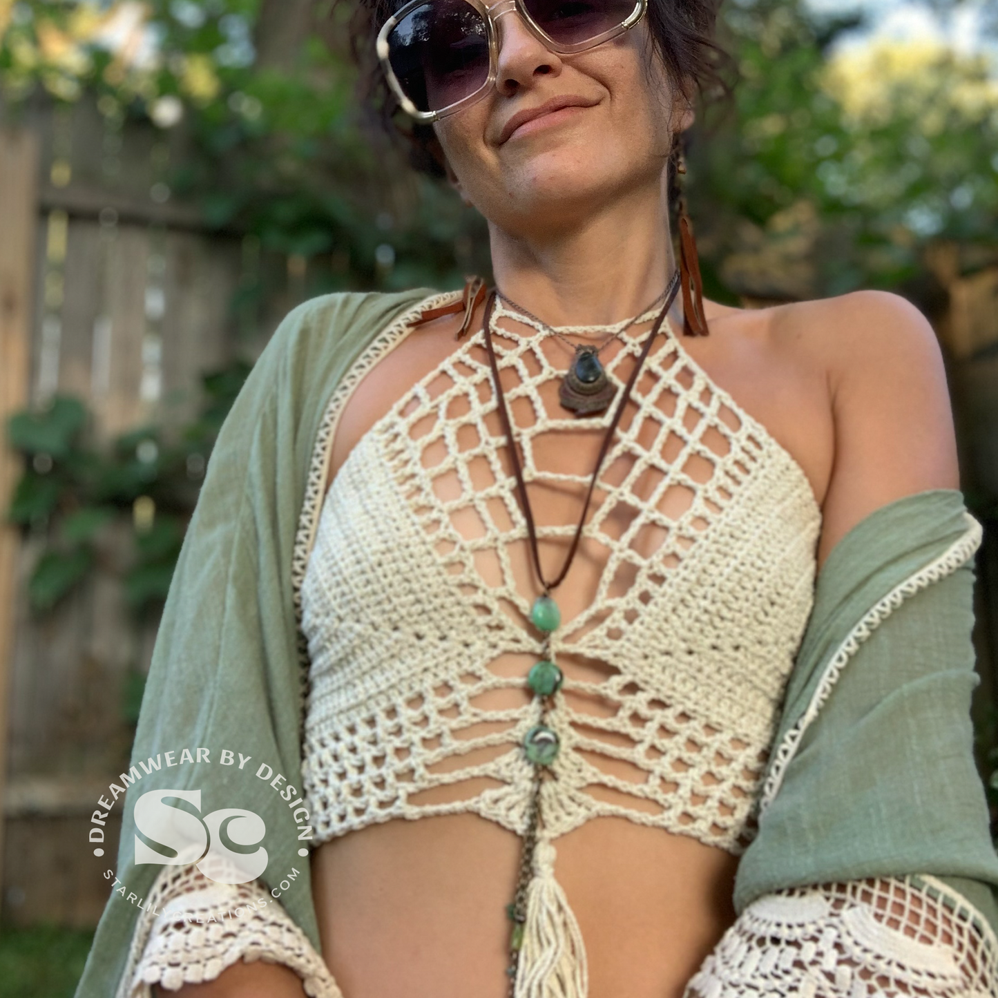 Boho Goddess Crop Top | CROCHET PATTERN