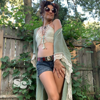 Boho Goddess Crop Top | CROCHET PATTERN