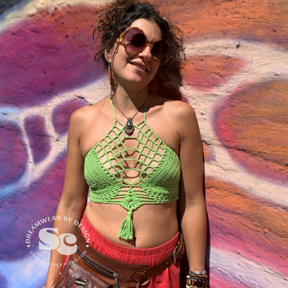 Boho Goddess Crop Top | CROCHET PATTERN