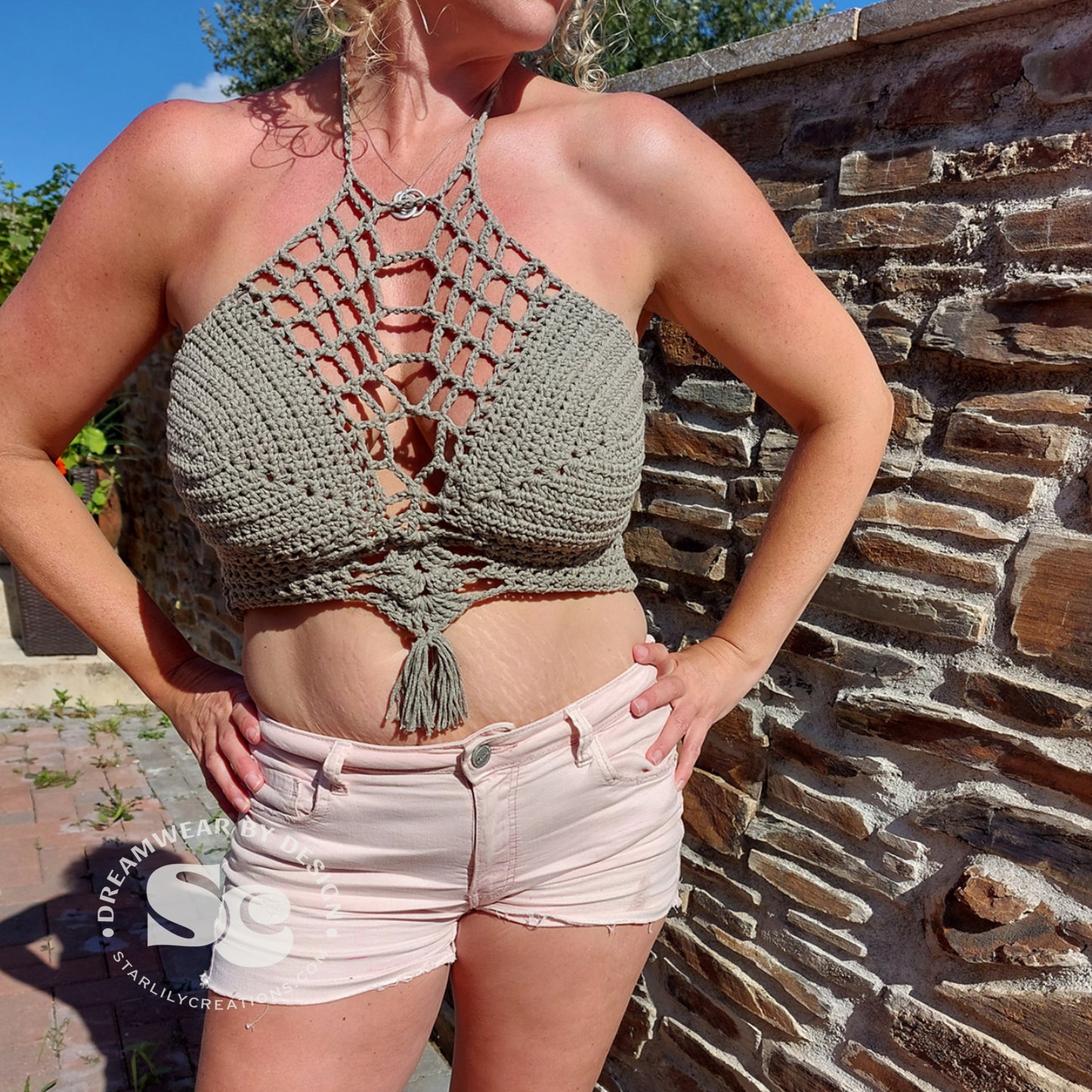 Boho Goddess Crop Top | CROCHET PATTERN