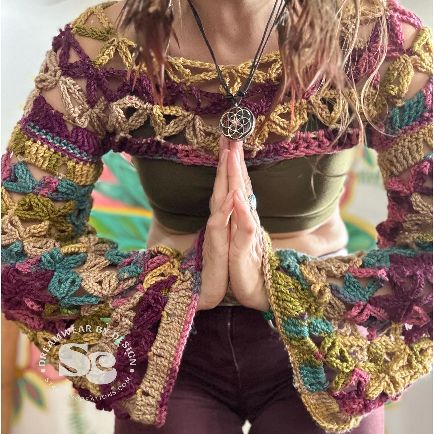 Flower of Life Shrug | CROCHET PATTERN