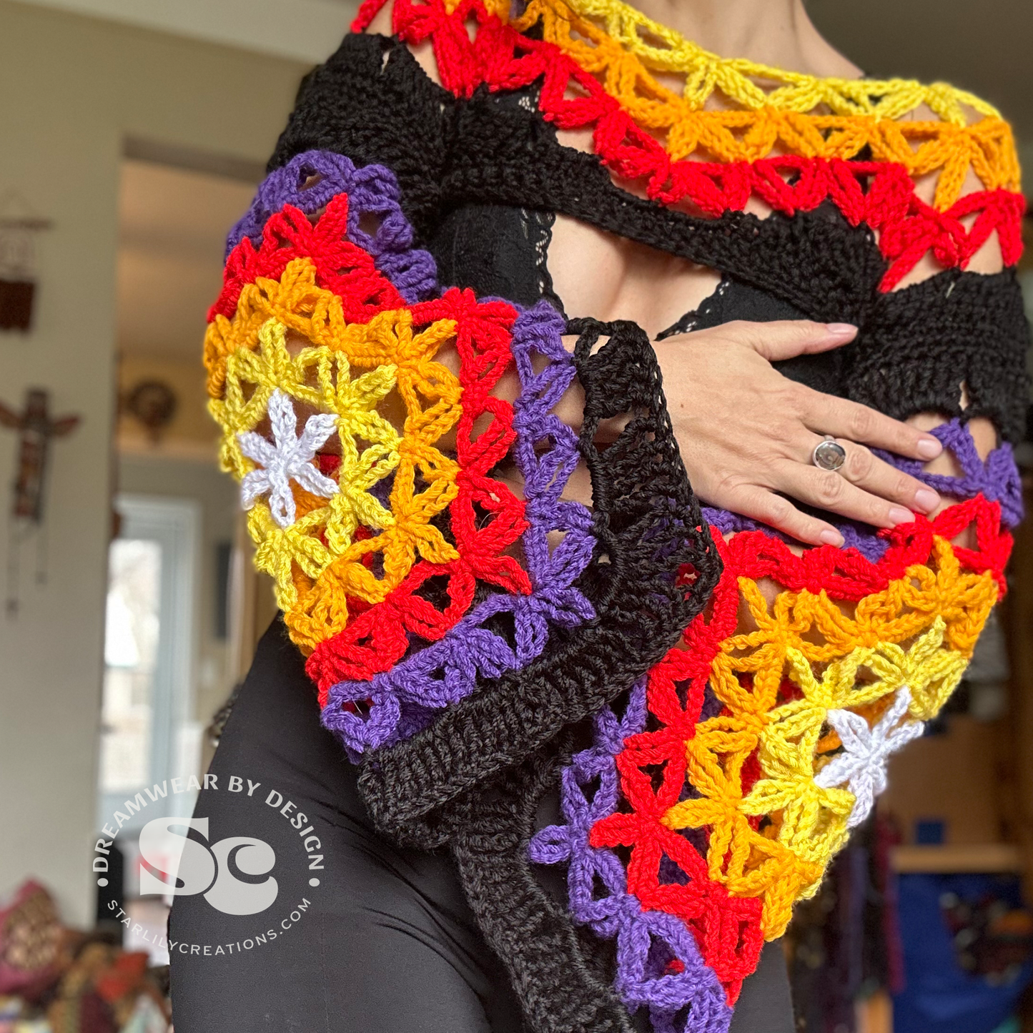 Flower of Life Shrug | CROCHET PATTERN