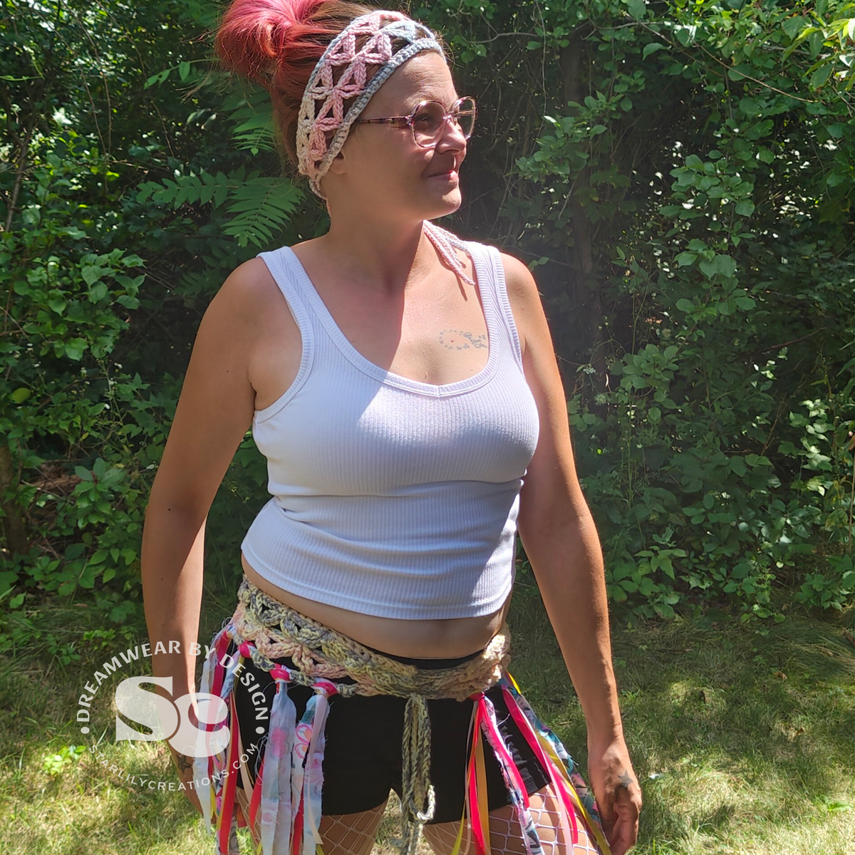 Flower of Life Pixie Skirt and Headband | Crochet Pattern