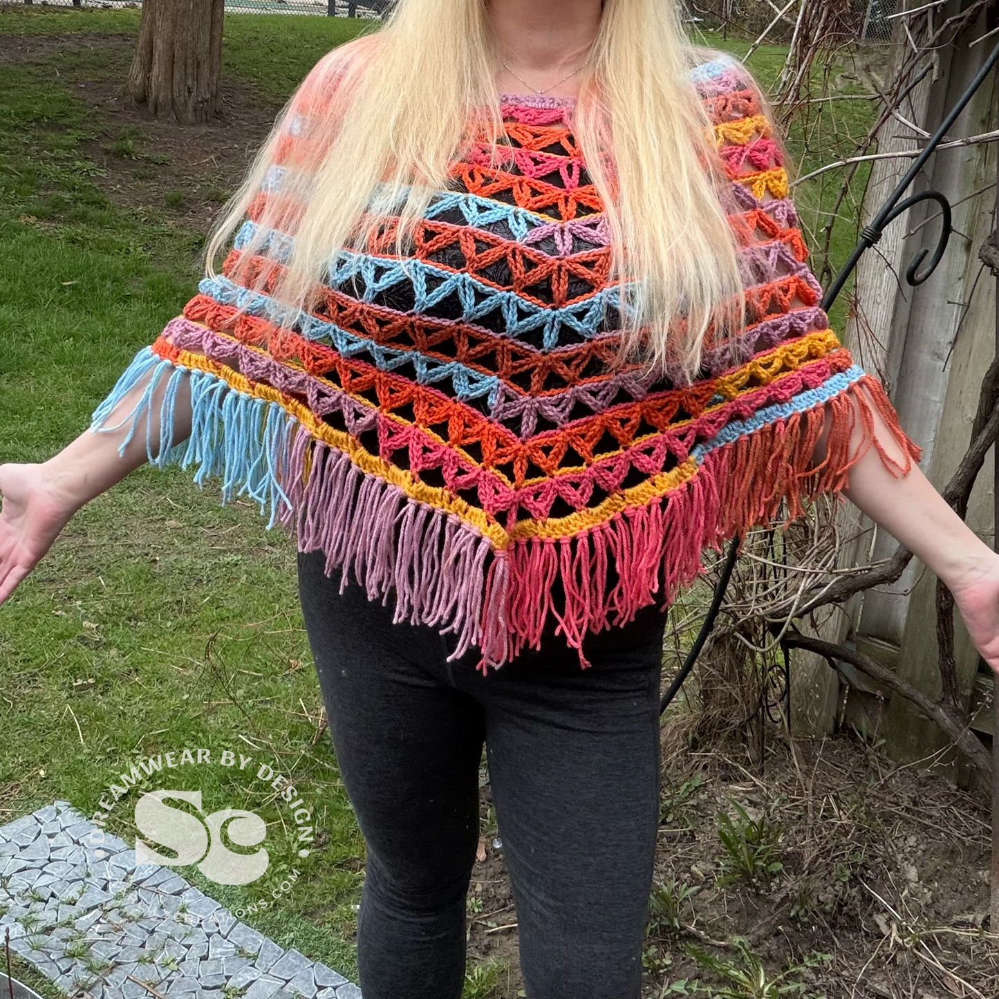Flower of Life Poncho | CROCHET PATTERN
