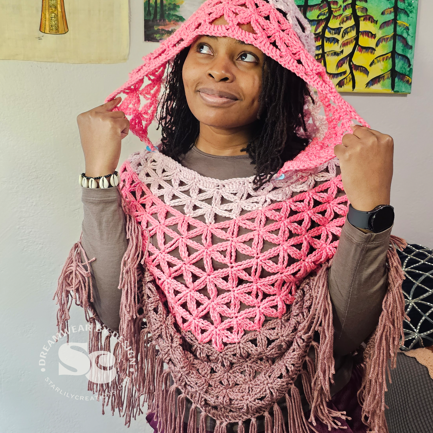 Flower of Life Poncho | CROCHET PATTERN
