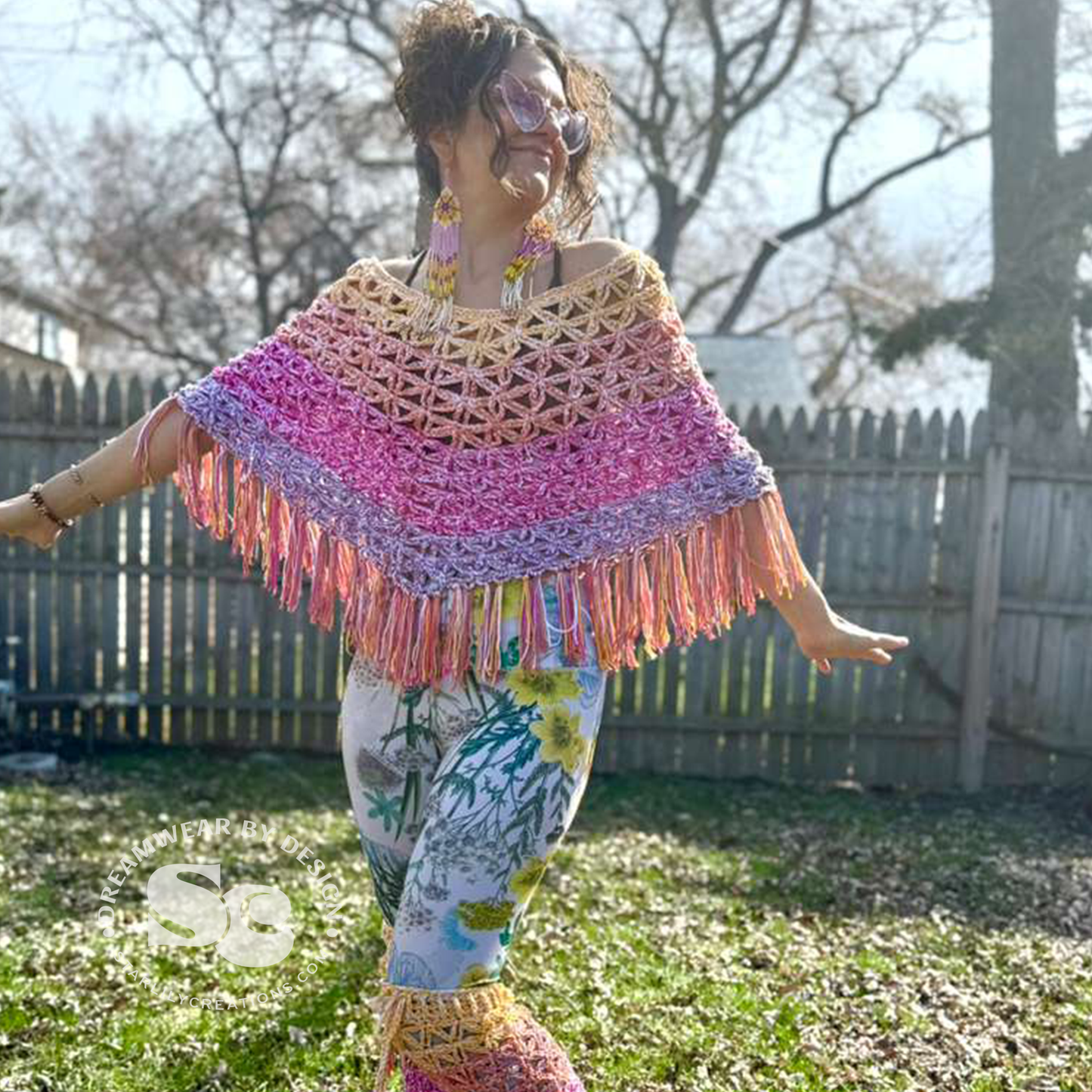 Flower of Life Poncho | CROCHET PATTERN