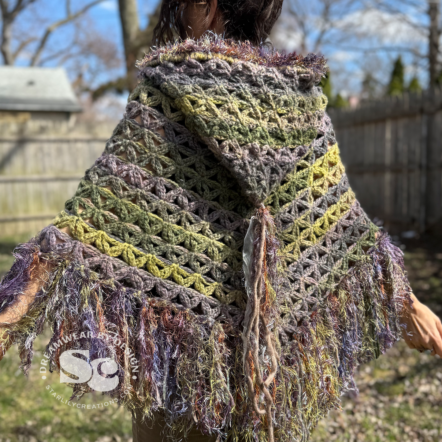 Flower of Life Poncho | CROCHET PATTERN