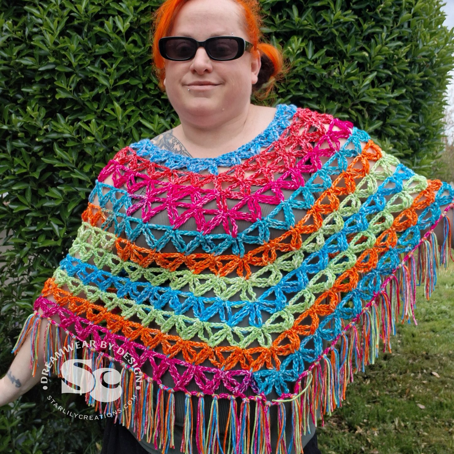 Flower of Life Poncho | CROCHET PATTERN