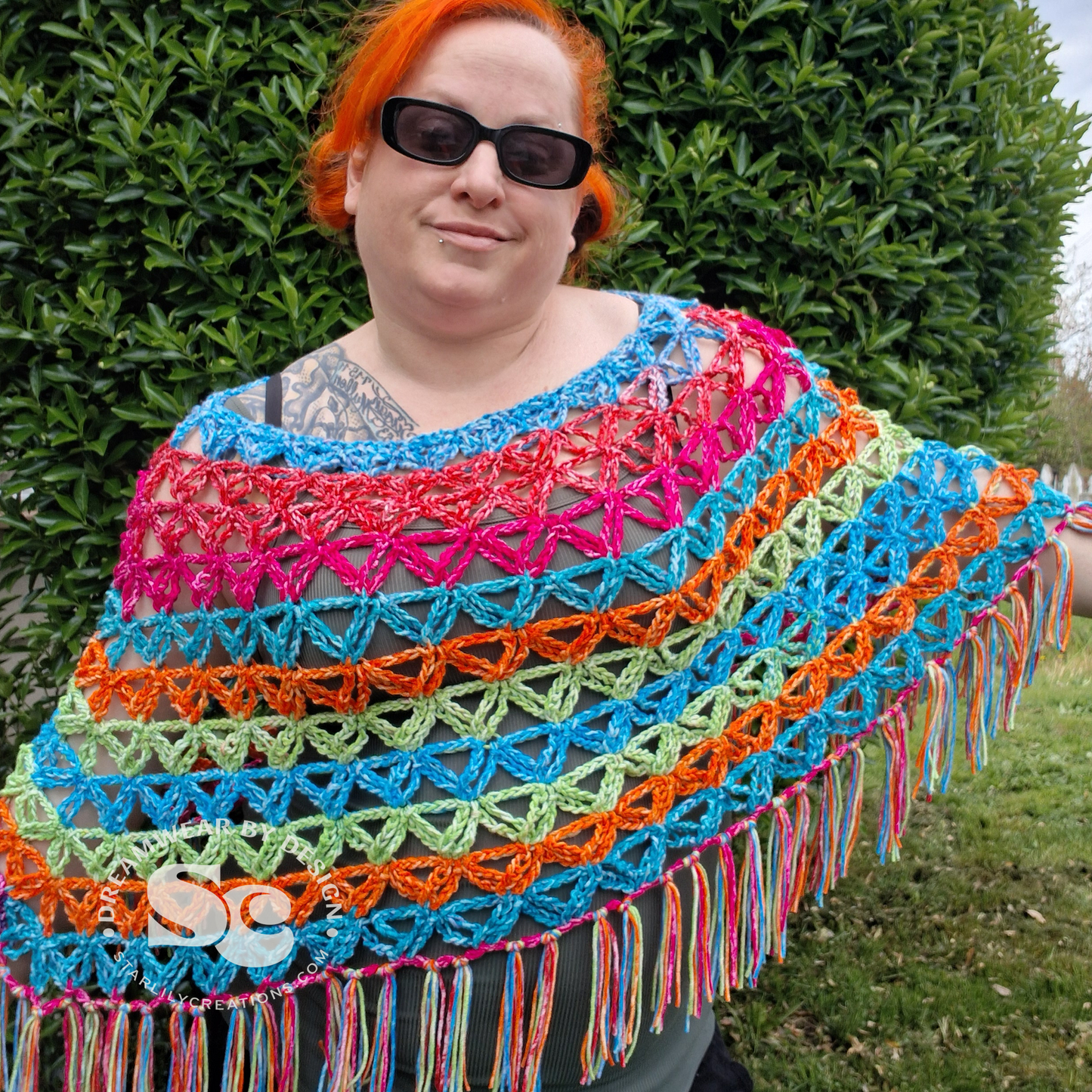 Flower of Life Poncho | CROCHET PATTERN