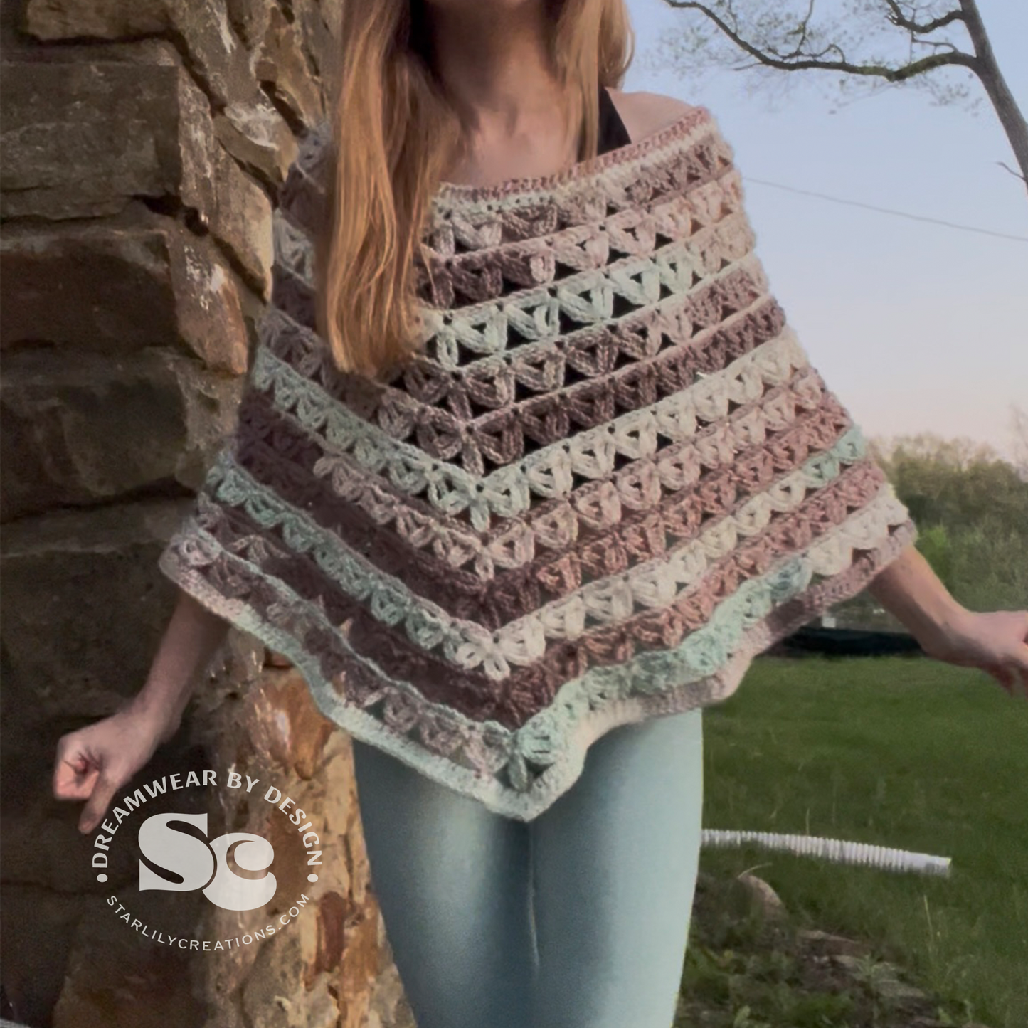 Flower of Life Poncho | CROCHET PATTERN