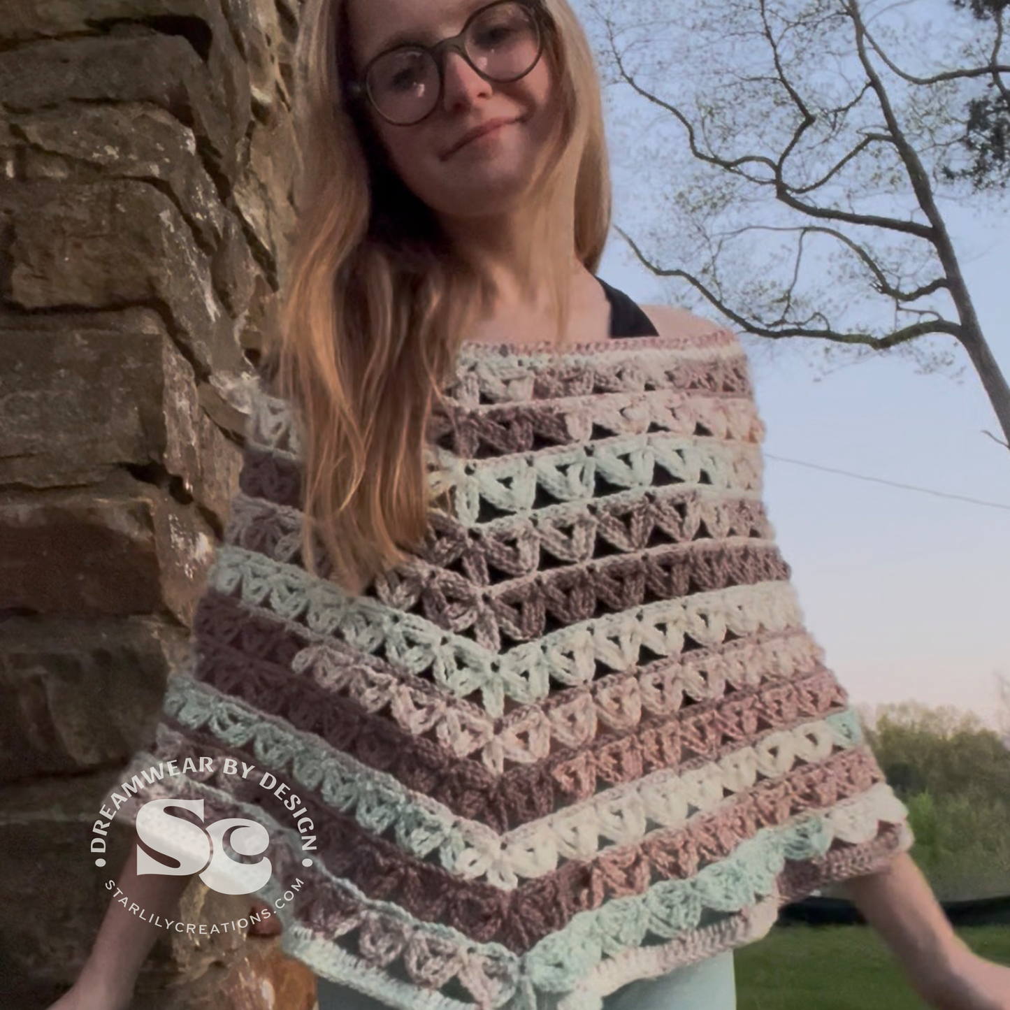 Flower of Life Poncho | CROCHET PATTERN