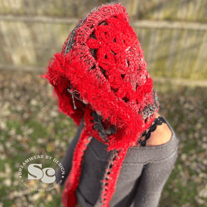 Flower of Life Hooded Scarf | CROCHET PATTERN