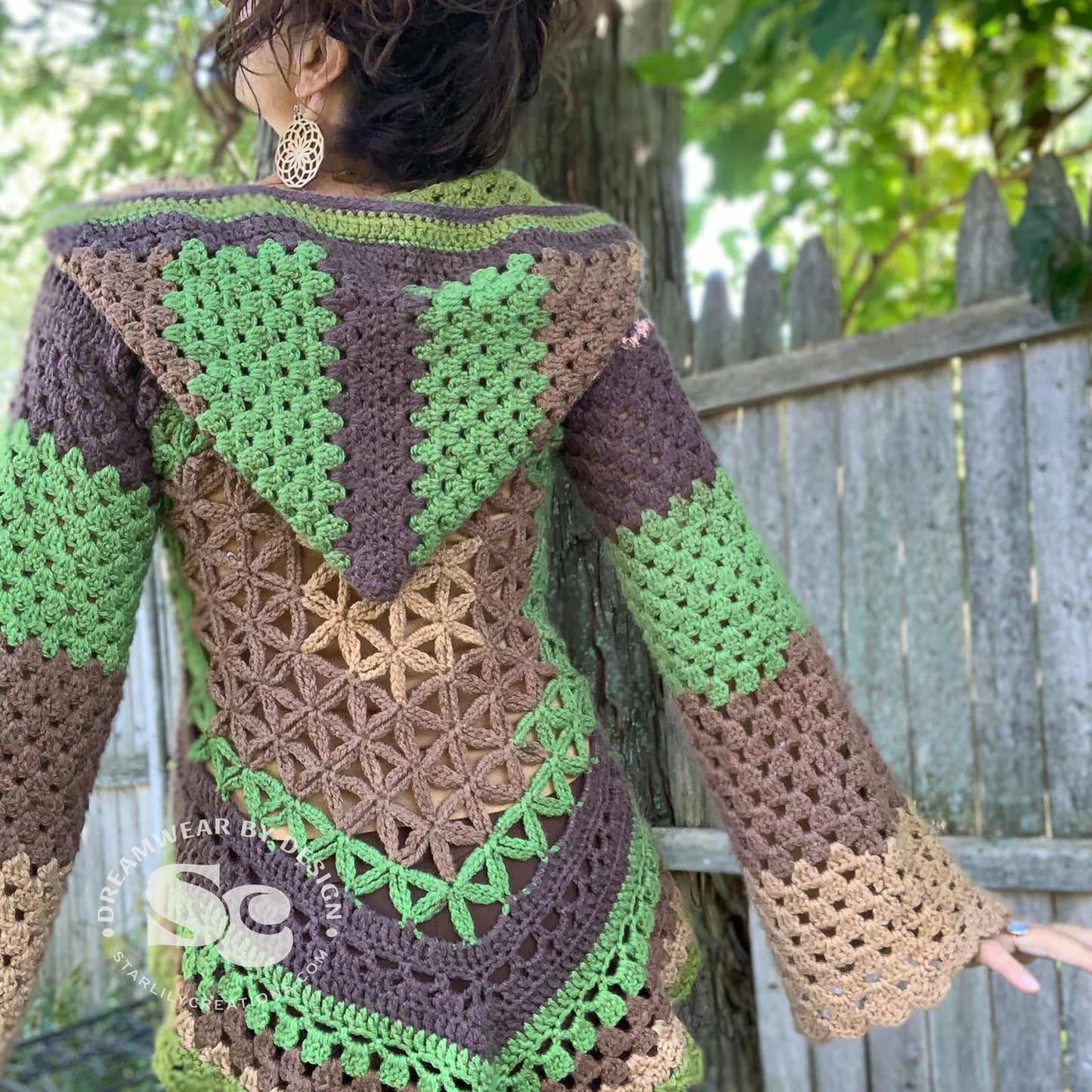 Flower of Life Vest Jacket | CROCHET PATTERN