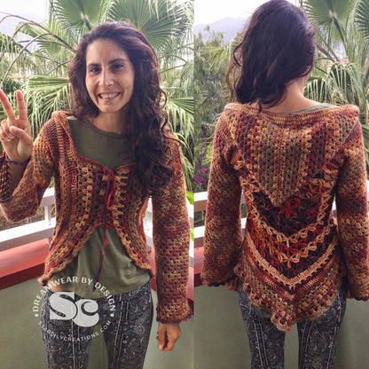 Flower of Life Vest Jacket | CROCHET PATTERN