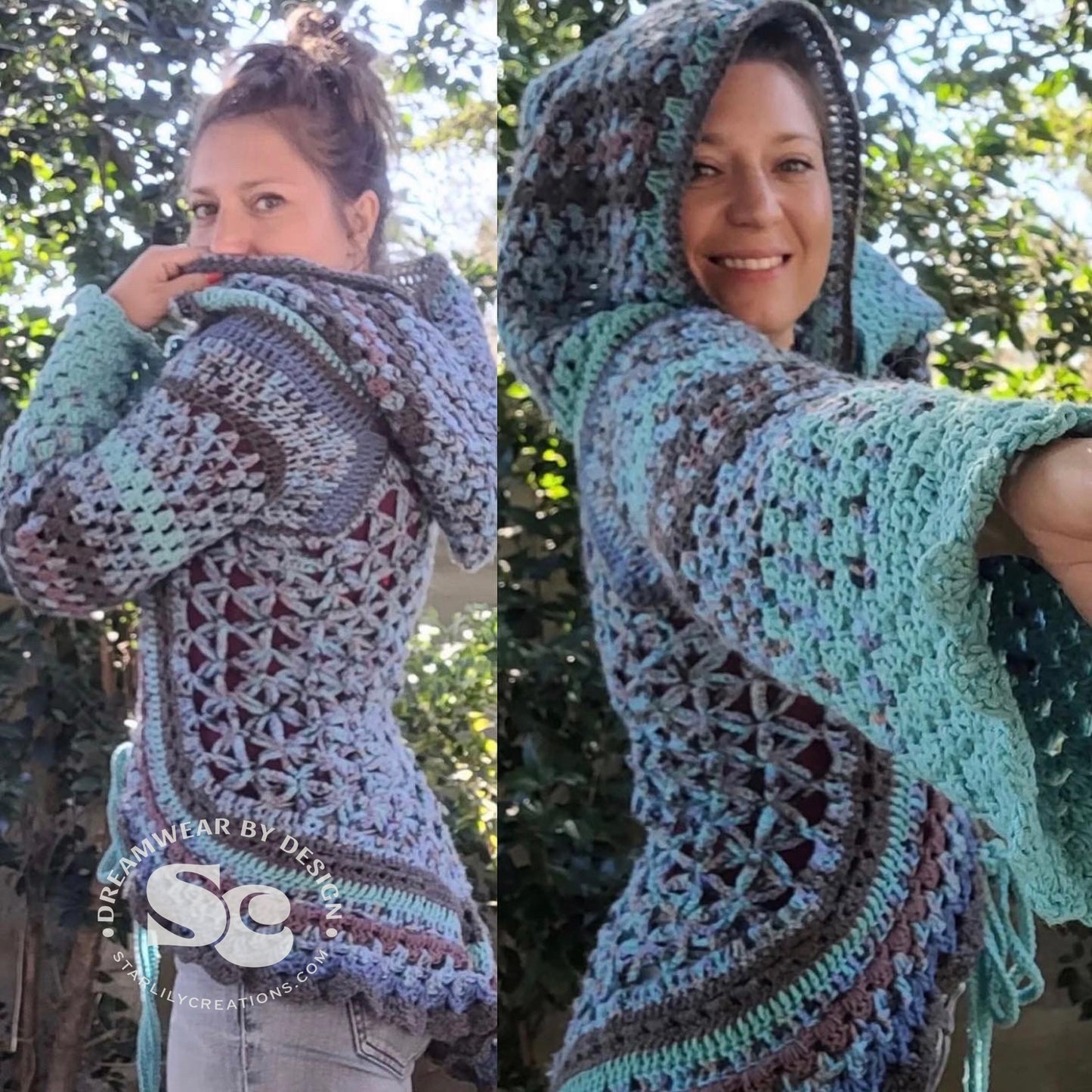 Flower of Life Vest Jacket | CROCHET PATTERN