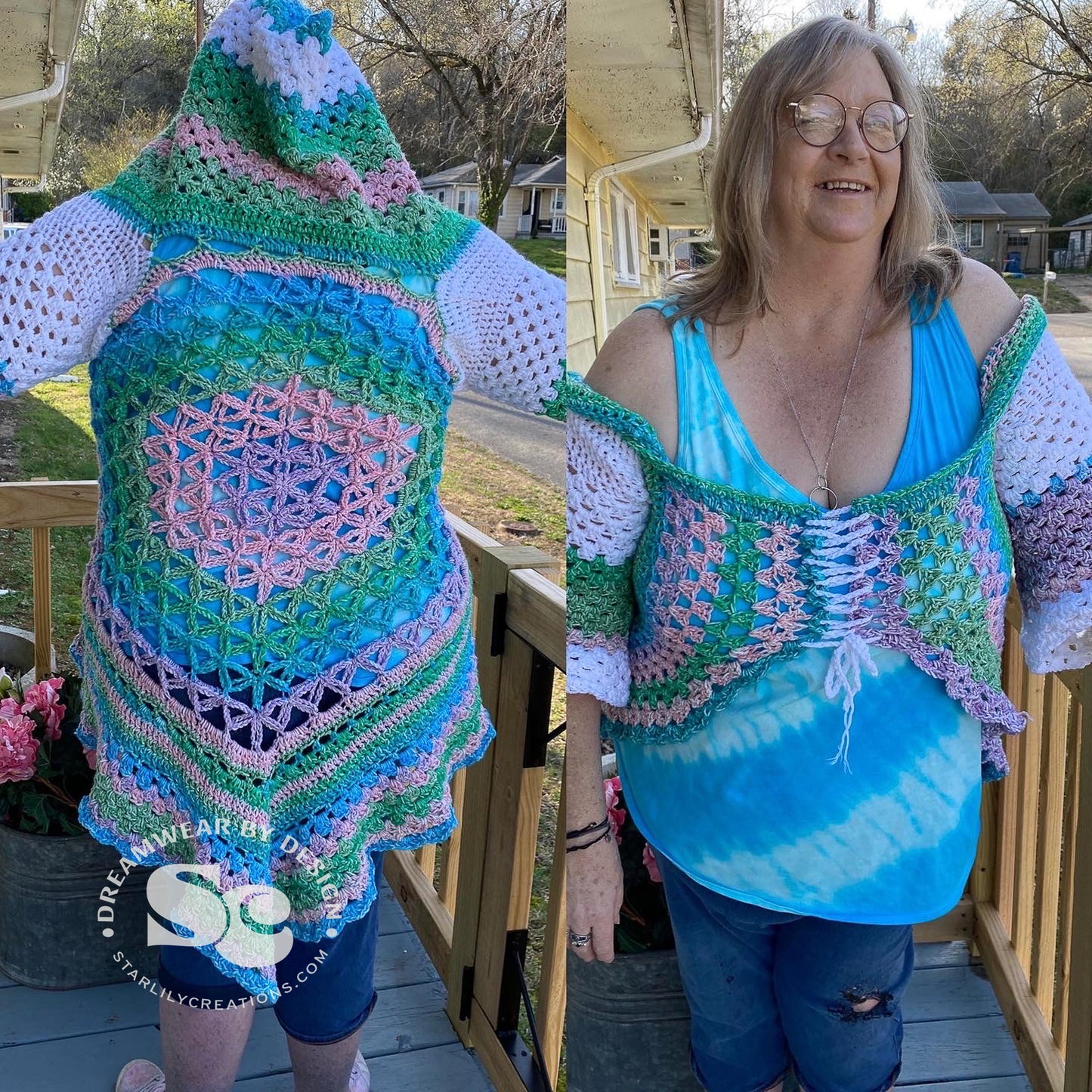 Flower of Life Vest Jacket | CROCHET PATTERN