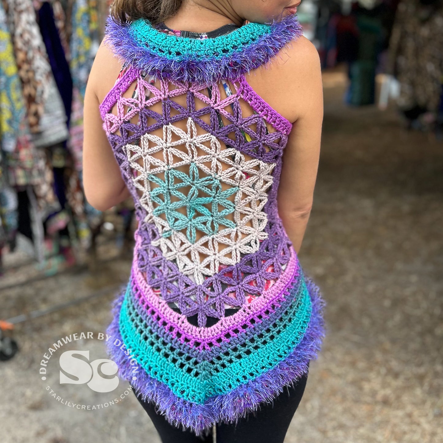 Flower of Life Vest | CROCHET PATTERN