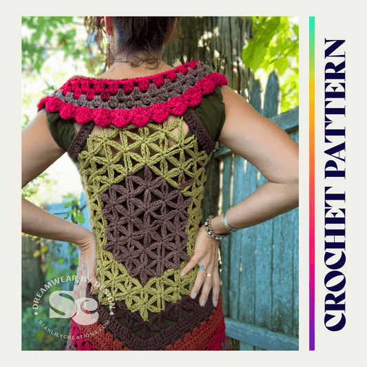 Flower of Life Vest | CROCHET PATTERN