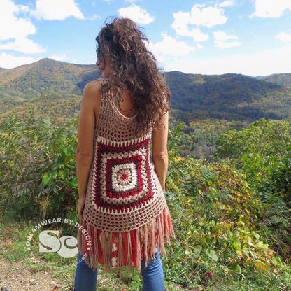 Funky Fringe Vest | CROCHET PATTERN