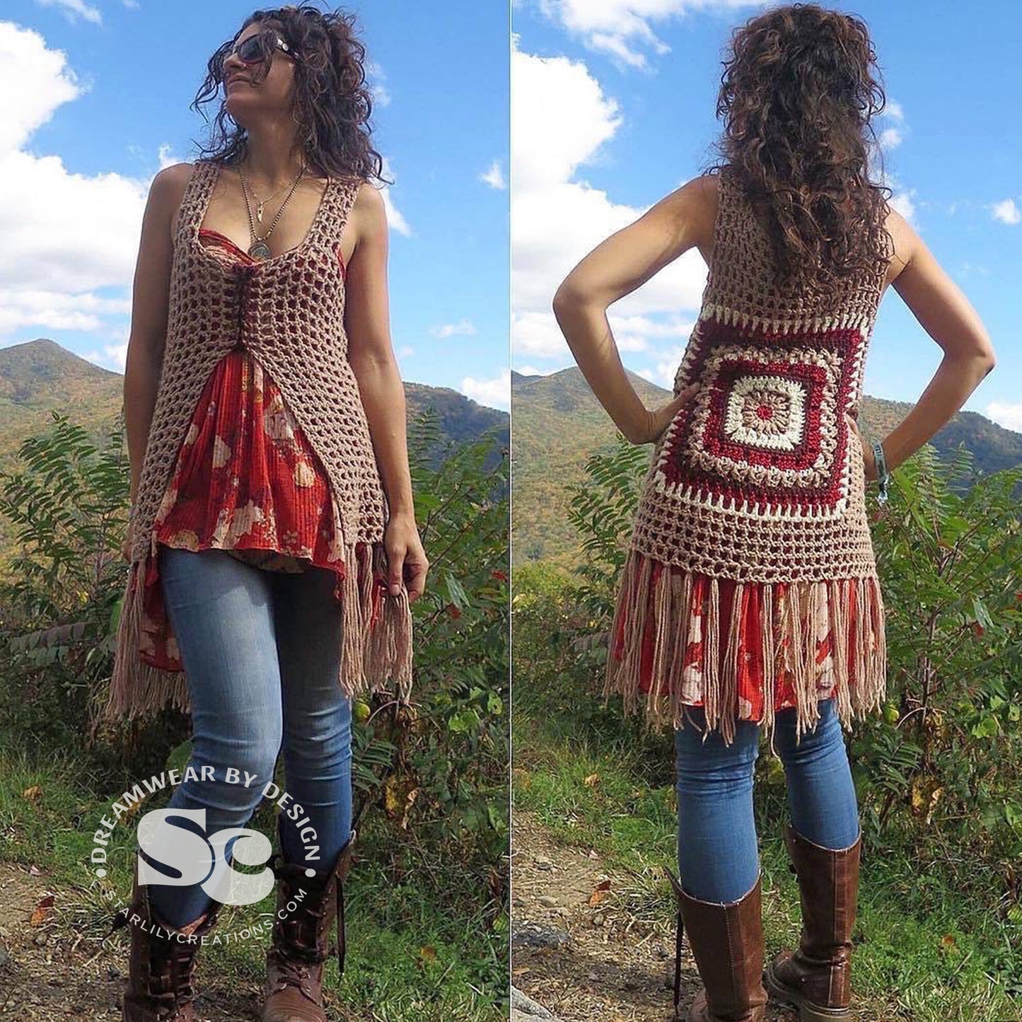 Funky Fringe Vest | CROCHET PATTERN