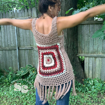 Funky Fringe Vest | CROCHET PATTERN