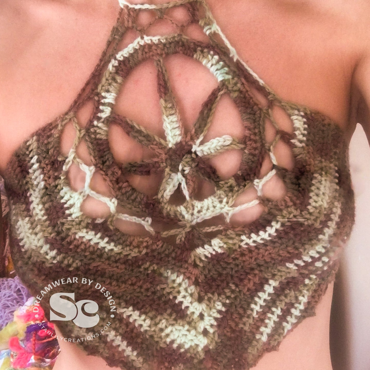 Green Goddess Crop Top | CROCHET PATTERN