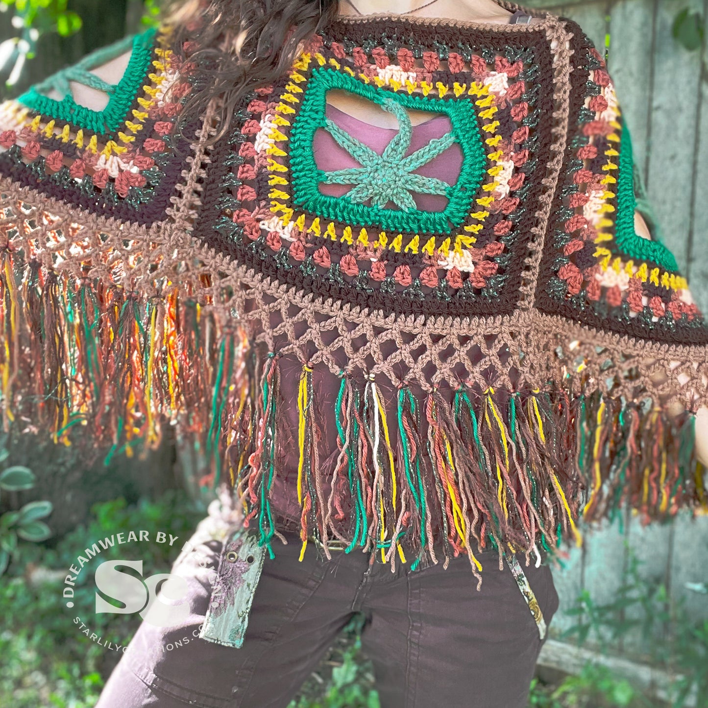 Mary Jane Poncho | CROCHET PATTERN